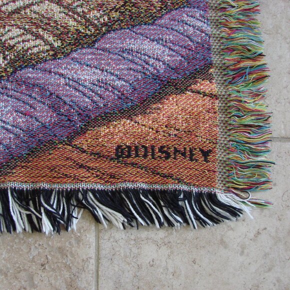 Disney Winnie The Pooh 100 Acre Collection Throw Blanket Baby Nursery RARE Vtg - Picture 8 of 12